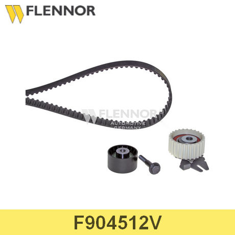 F904512V FLENNOR FLENNOR  Комплект ремня ГРМ с роликами; Ремень ГРМ в комплекте с роликами; Ремень ГРМ комплект;