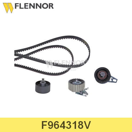 F964318V FLENNOR FLENNOR  Комплект ремня ГРМ с роликами; Ремень ГРМ в комплекте с роликами; Ремень ГРМ комплект;