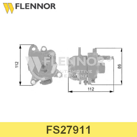 FS27911 FLENNOR  Натяжной ролик, поликлиновой  ремень