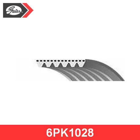 6PK1028 GATES GATES  Поликлиновой ремень; Приводной ремень; Ручейковый ремень