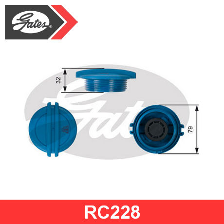 RC228 GATES  Крышка, резервуар охлаждающей жидкости