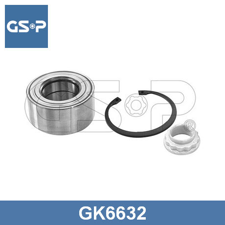 GK6632 GSP GSP  Ступица колеса; Подшипник ступицы колеса (комплект)