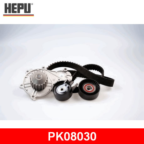 PK08030 HEPU  Водяной насос + комплект зубчатого ремня