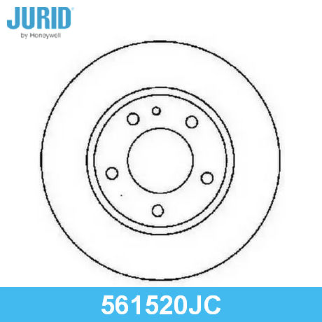 561520JC JURID JURID  Тормозной диск