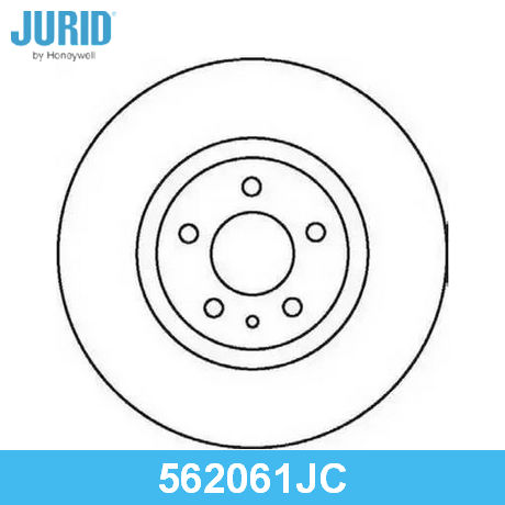 562061JC JURID JURID  Тормозной диск