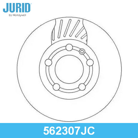562307JC JURID  Тормозной диск