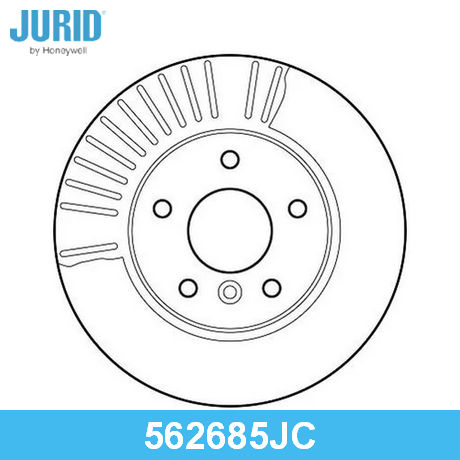 562685JC JURID  Тормозной диск