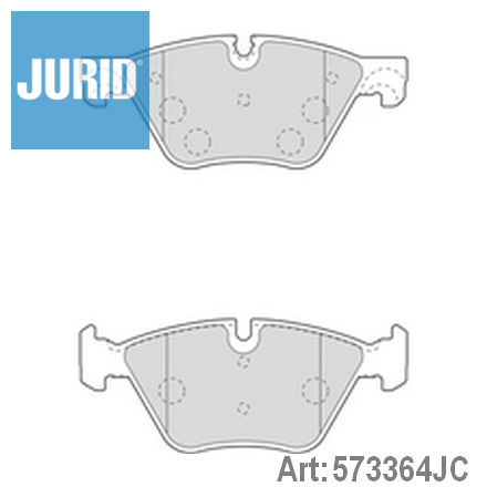 573364JC JURID JURID  Колодки тормозные дисковые комплект