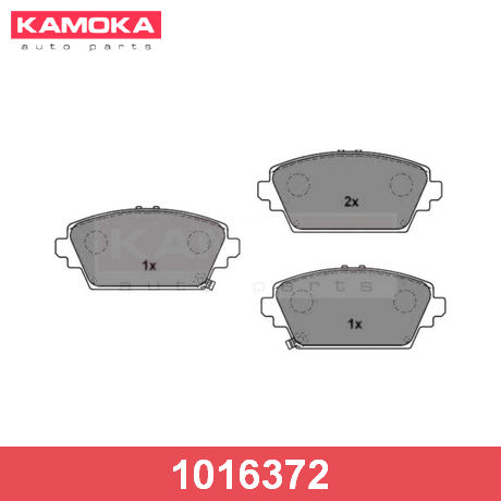 1016372 KAMOKA  Комплект тормозных колодок, дисковый тормоз
