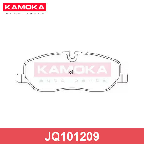 JQ101209 KAMOKA  Комплект тормозных колодок, дисковый тормоз