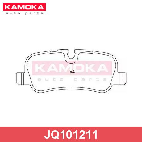 JQ101211 KAMOKA  Комплект тормозных колодок, дисковый тормоз