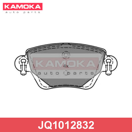 JQ1012832 KAMOKA  Комплект тормозных колодок, дисковый тормоз