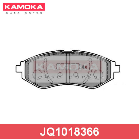 JQ1018366 KAMOKA  Комплект тормозных колодок, дисковый тормоз