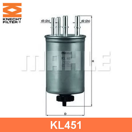 KL 451 KNECHT  Топливный фильтр