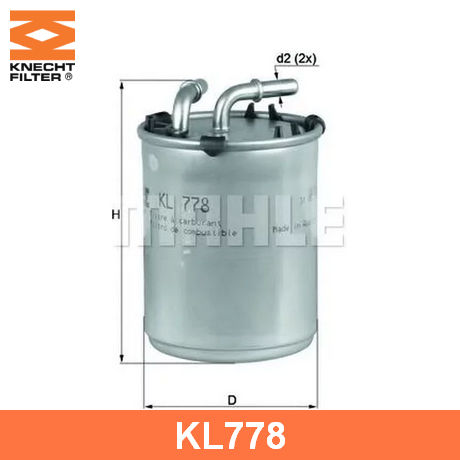 KL 778 KNECHT  Топливный фильтр