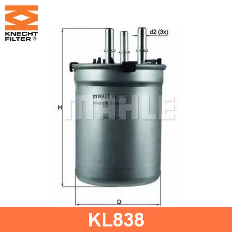 KL 838 KNECHT  Топливный фильтр
