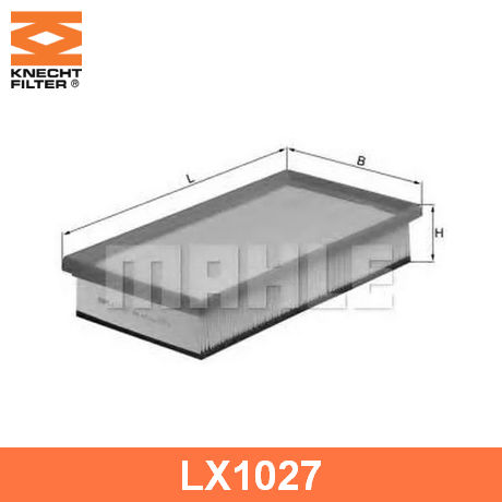 LX 1027 KNECHT  Воздушный фильтр