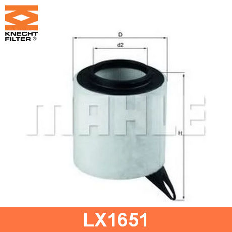 LX 1651 KNECHT  Воздушный фильтр