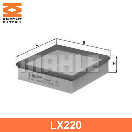 LX 220 KNECHT  Воздушный фильтр