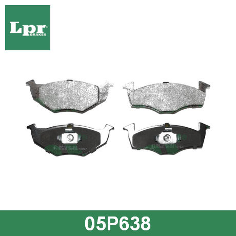 05P638 LPR  Комплект тормозных колодок, дисковый тормоз