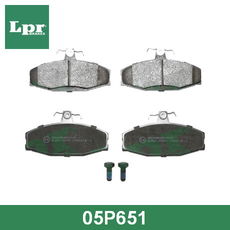 05P651 LPR  Комплект тормозных колодок, дисковый тормоз
