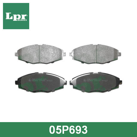 05P693 LPR  Комплект тормозных колодок, дисковый тормоз
