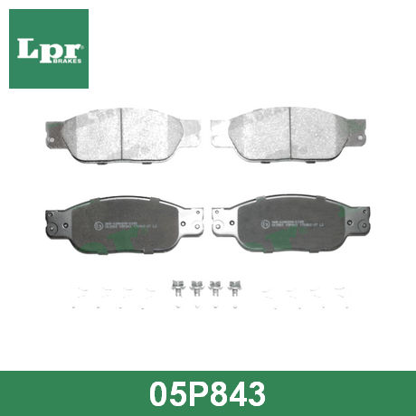 05P843 LPR LPR  Колодки тормозные дисковые комплект