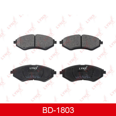 BD-1803 LYNXAUTO  Комплект тормозных колодок, дисковый тормоз