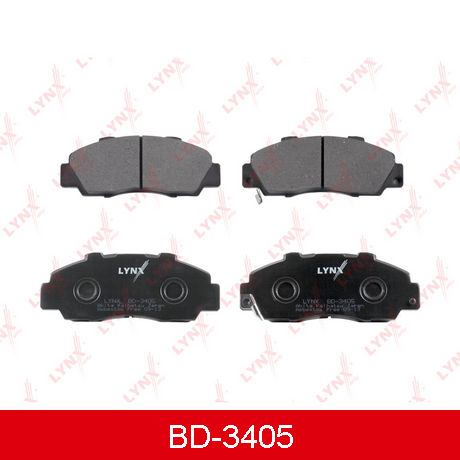 BD-3405 LYNXAUTO  Комплект тормозных колодок, дисковый тормоз