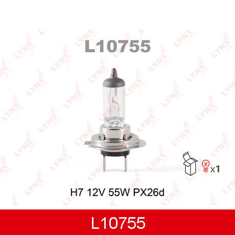 L10755 LYNXAUTO LYNXAUTO  Лампа накаливания фары дальнего света; Лампа накаливания основной фары