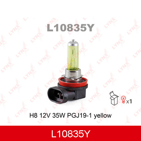 L10835Y LYNXAUTO  Лампа накаливания, противотуманная фара