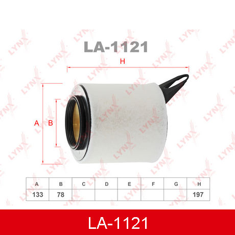 LA-1121 LYNXAUTO  Воздушный фильтр