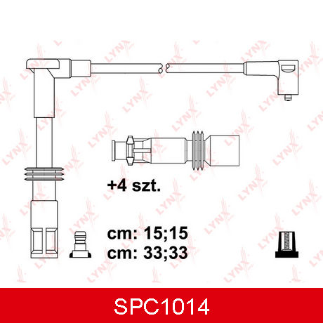 SPC1014 LYNXAUTO  Комплект проводов зажигания