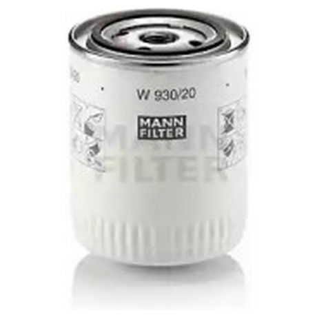 W 930/20 MANN-FILTER  Масляный фильтр