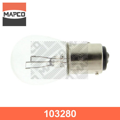 103280 MAPCO  Лампа накаливания, фонарь сигнала тормож./ задний габ. огонь