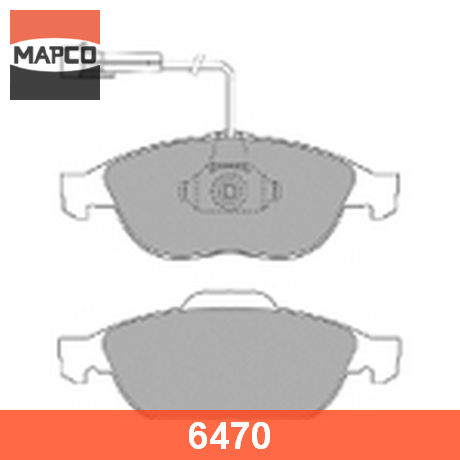 6470 MAPCO  Комплект тормозных колодок, дисковый тормоз