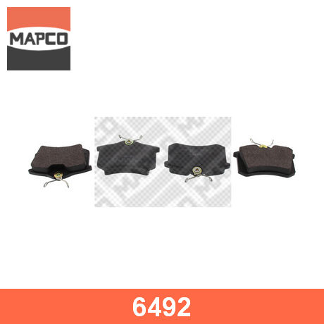 6492 MAPCO  Комплект тормозных колодок, дисковый тормоз