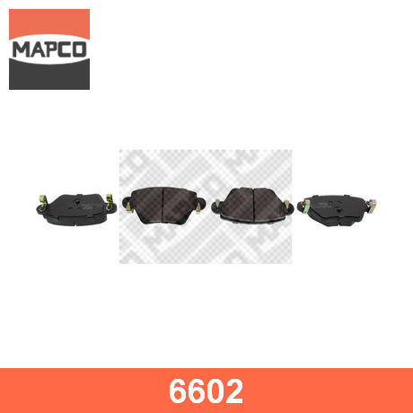 6602 MAPCO  Комплект тормозных колодок, дисковый тормоз