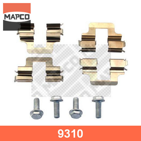 9310 MAPCO  Комплектующие, колодки дискового тормоза