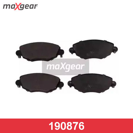 19-0876 MAXGEAR  Комплект тормозных колодок, дисковый тормоз