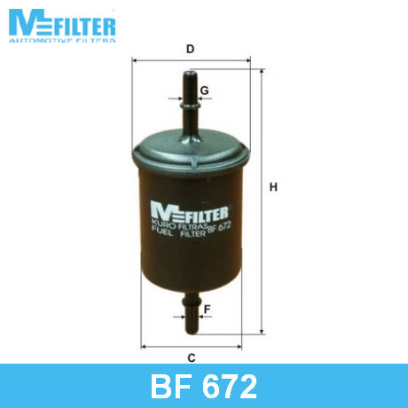 BF 672 MFILTER  Топливный фильтр