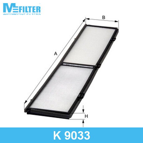 K 9033 MFILTER MFILTER  Фильтр салонный; Фильтр кондиционера; Фильтр очистки воздуха в салоне;