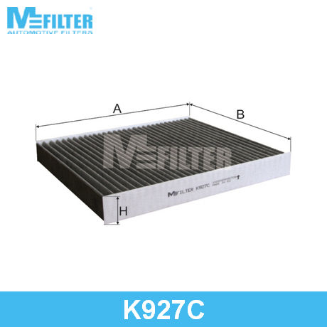 K 927C MFILTER MFILTER  Фильтр салонный; Фильтр кондиционера; Фильтр очистки воздуха в салоне;