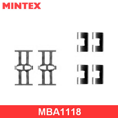 MBA1118 MINTEX  Комплектующие, колодки дискового тормоза