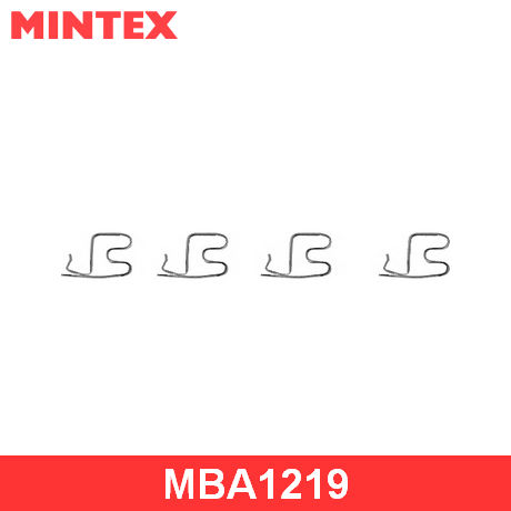 MBA1219 MINTEX  Комплектующие, колодки дискового тормоза
