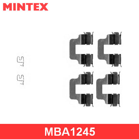 MBA1245 MINTEX  Комплектующие, колодки дискового тормоза