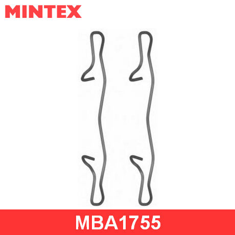 MBA1755 MINTEX  комплект принадлежностей, тормозной суппорт