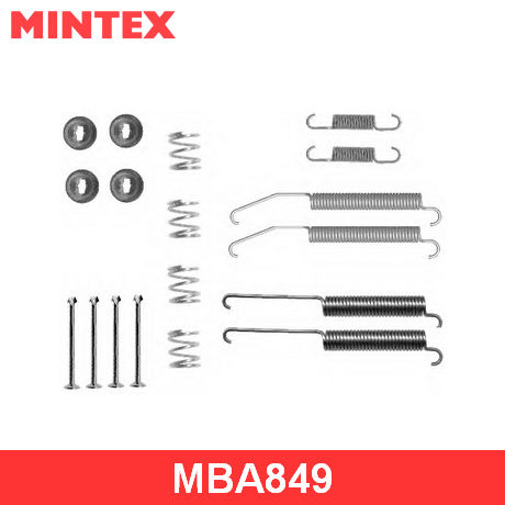 MBA849 MINTEX  Комплектующие, тормозная колодка