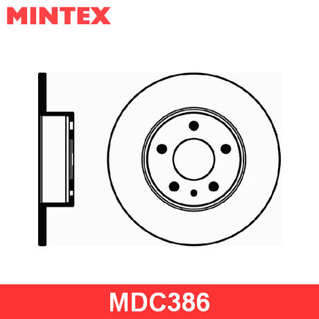 MDC386 MINTEX MINTEX  Тормозной диск
