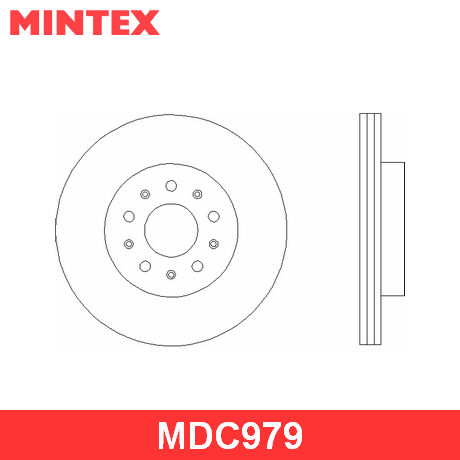 MDC979 MINTEX  Тормозной диск